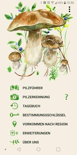 Pilze app screenshot 1