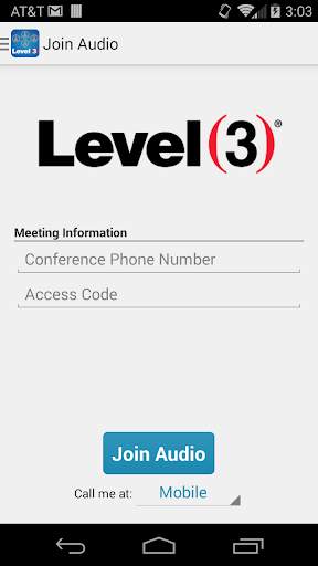Level 3 XpressMeet Mobile screenshot 4