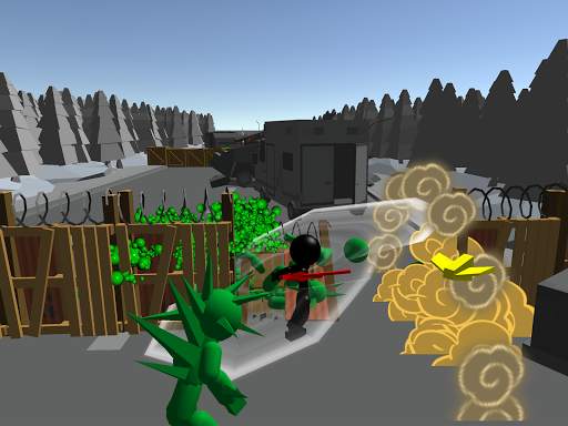 Stickman Killing Zombie 3D screenshot 7