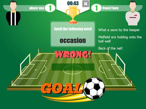 Football Word Cup - The Football Spelling Game screenshot 1