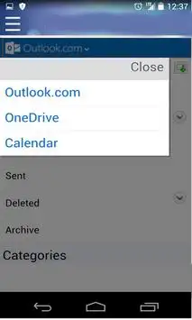 MyMail Outlook screenshot 2