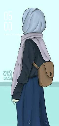 Wallpaper HD Hijab Cartoon screenshot 3