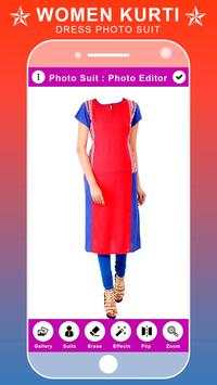 Women Kurti Dress Photo Suit Editor screenshot 3