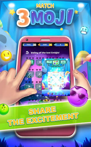 Emoji match 3 game screenshot 2