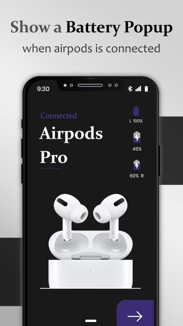 Air Battery - Airpods Status & Control screenshot 2