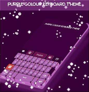 Purple Colour Keyboard Theme screenshot 4