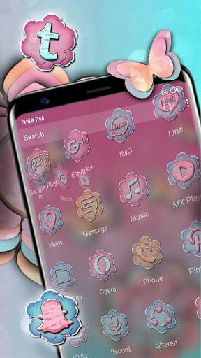 Echeveria Flower Launcher Theme screenshot 3