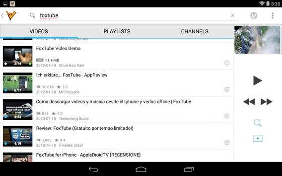FoxTube Free - YouTube Player screenshot 8
