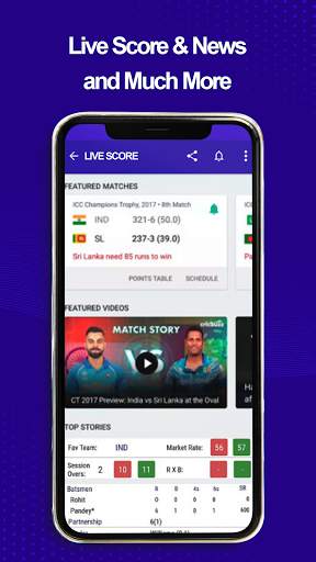 Live Cricket Score, Match Predictions & Live Score screenshot 2