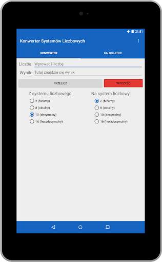 Konwerter Systemów Liczbowych screenshot 3