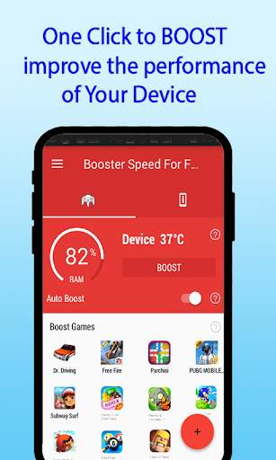 Game Speed Booster For Free Fire & PuPg screenshot 1