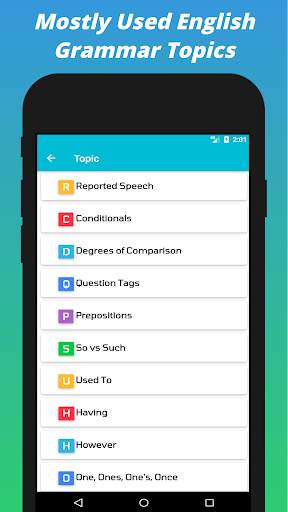 English Grammar App screenshot 3