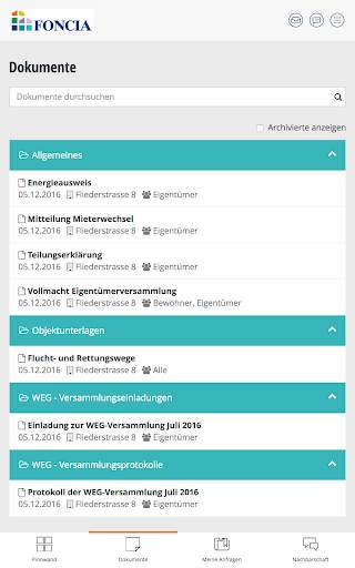 Meine Foncia screenshot 6