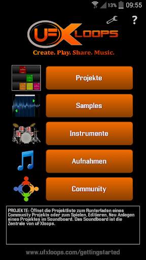 uFXloops Musik Studio screenshot 1