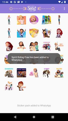 DreamWorks Spirit Riding Free Stickers screenshot 8