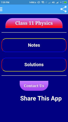 Class 11 Physics Notes And Solutions screenshot 1