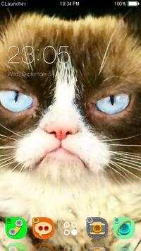 Grumpy Cat Theme C Launcher screenshot 1