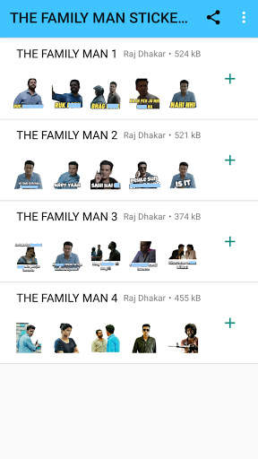 The Family Man 2 Stickers For WhatsApp - WASticker screenshot 2