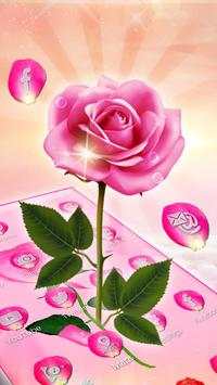 3D Animated Pink Rose Launcher Theme screenshot 6