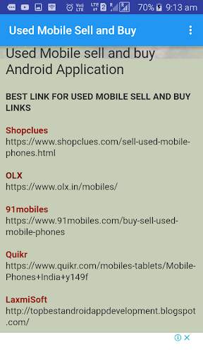 Used Mobile Sell and Buy –Second Hand mobile Sell screenshot 6