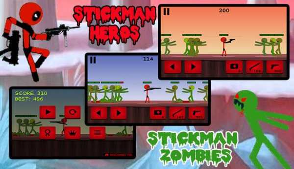 Stickman Hero Vs memadati Stickman Zombie screenshot 3