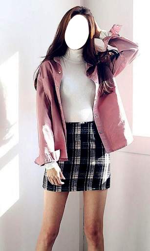 Women Short Skirt Photo Suit screenshot 3