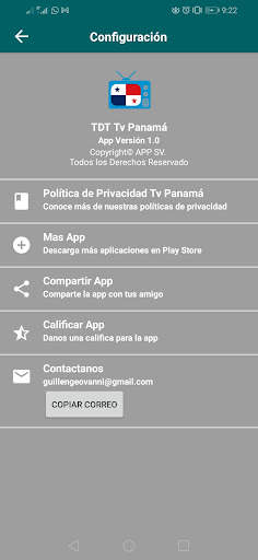 Tv de Panamá screenshot 8
