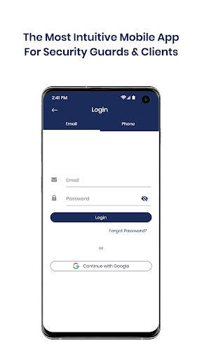 Security Guard App screenshot 1