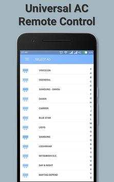 Universal AC Remote Control - Android AC Remote скриншот 2