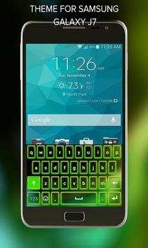Keyboard for Galaxy J7 1 تصوير الشاشة