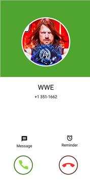 Fake call from wwe स्क्रीनशॉट 1