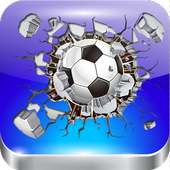 Jari sepak bola - sepak bola logo