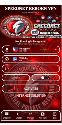 SPEEDNET REBORN VPN screenshot 1