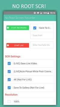 No Root Screen Recorder - LIVE screenshot 1