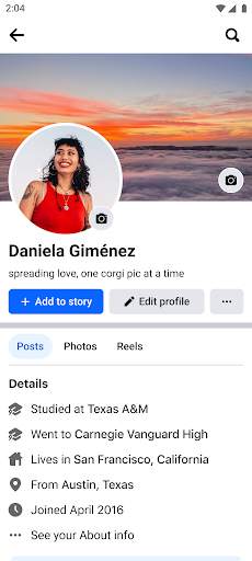 Facebook 2 تصوير الشاشة