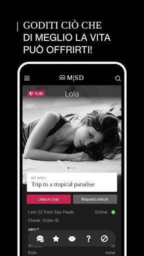M|SD – L’esclusiva app di incontri online screenshot 3