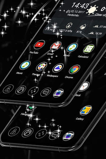 Black 3D Launcher screenshot 2