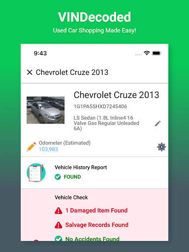 VIN Check Report for Used Cars screenshot 8