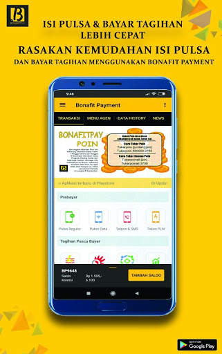 Bonafit Payment - Pulsa & Kuota Internet Termurah скриншот 7