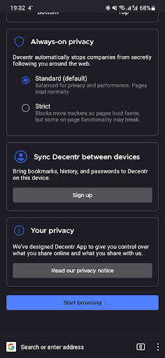 Decentr Mobile Browser screenshot 8
