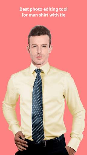 Man Shirt with Tie Photo Editor screenshot 5