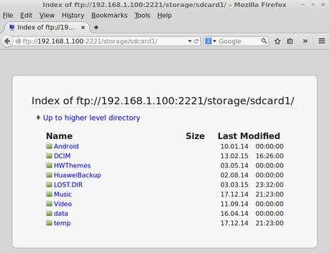 WiFi File Transfer FTP screenshot 4