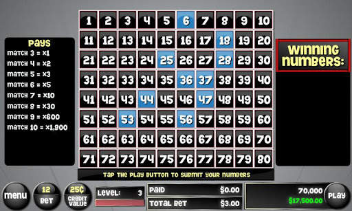 Keno Kings Lite screenshot 1