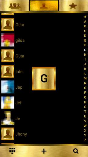 THEME METAL GOLD FOR EXDIALER screenshot 3
