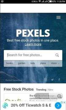 Pexels screenshot 2