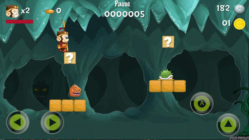 Super Monkey Rush World Runner Mobil Platform Game screenshot 4