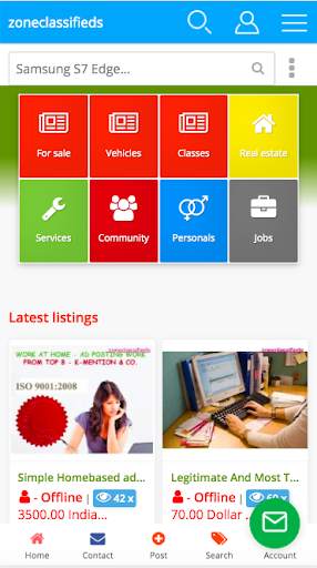 Zone Classifieds - Buy Sell &Exchange  Marketplace screenshot 1