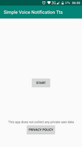 Simple Voice Notification Tts screenshot 1