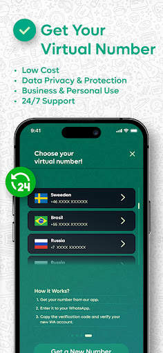 Second Phone Number for WA screenshot 5