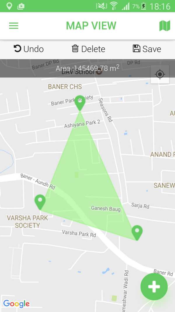 Gps Area Calculator Lite screenshot 4